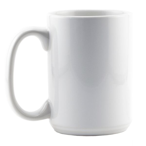 15oz Ceramic White Mug Thumbnail