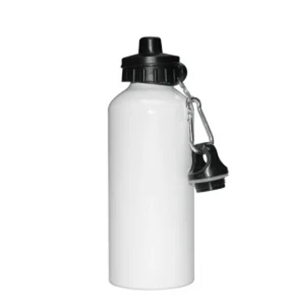 600ml Aluminum Water Bottle with two tops Thumbnail