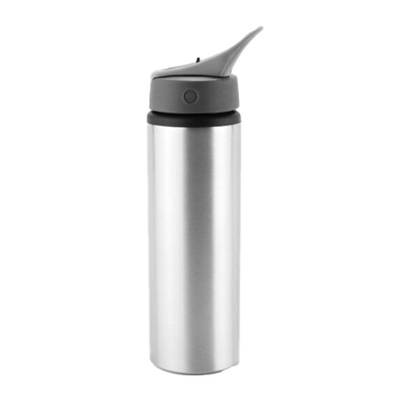 750ml Stainless Steel Water Bottle with Straw Top Thumbnail